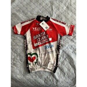 PISSEI Santa Clara Cycling Jersey Sz‎ 1 Small NWT Italy Race BMX Road Bike